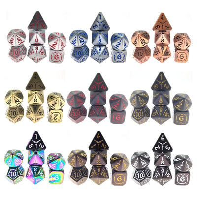 Águia de metal sólido multi-face de papel-jogo de dados World of Warcraft