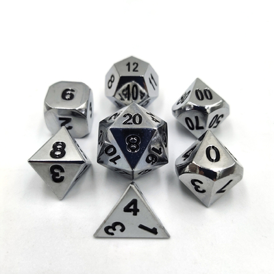 Champanhe Color de Ouro Metal Poligráfico De Dados De Jogos De Escritório De dados