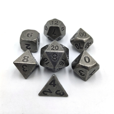 Champanhe Color de Ouro Metal Poligráfico De Dados De Jogos De Escritório De dados