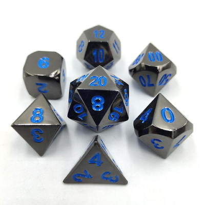 Champanhe Color de Ouro Metal Poligráfico De Dados De Jogos De Escritório De dados