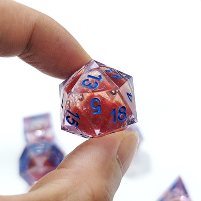 Resina de areia de fluxo vermelho multi-noodle jogo de dados para tablets