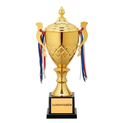 Copo de troféu de metal personalizado 32cm Alto resistente ao rasgão
