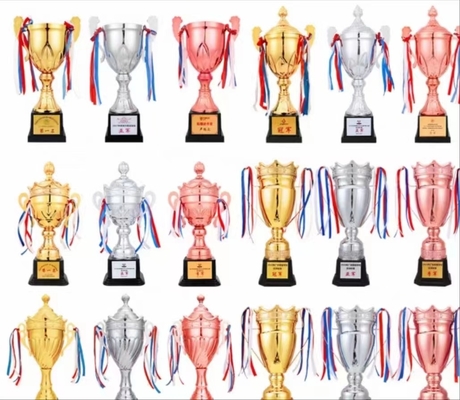 Copo de troféu de metal personalizado 32cm Alto resistente ao rasgão