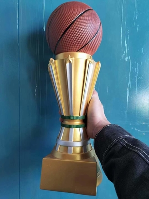 Competição Desportiva Troféu de Resina com Logotipo Personalizado