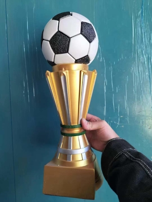 Competição Desportiva Troféu de Resina com Logotipo Personalizado