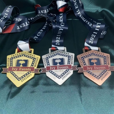 Medalha de metal de maratona para ocasiões e eventos