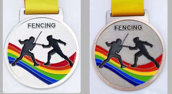 Metal resistente ao desgaste e medalhas de resina Logotipo personalizado