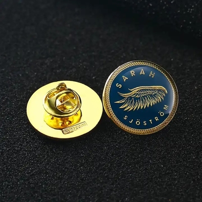 Emblema de metal de cor dourada 2,5 cm 2,8 cm 3 cm Broche de metal