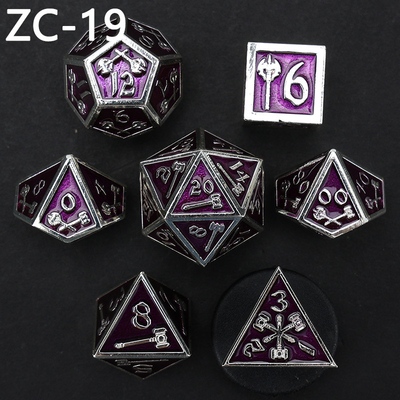 Conjunto de dados poliédricos personalizáveis jogo de dados de RPG Dungeon and Dragon jogo de tabuleiro