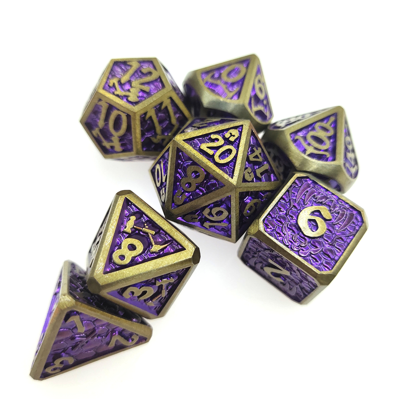 Mini RPG Dado 7 Peças Tiny Polyhedral Set Magic the Collect Chip Dice Sets