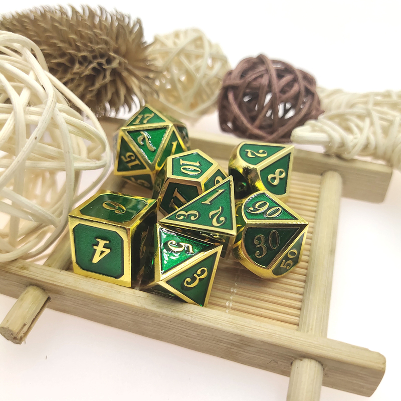 Os dados cor-de-rosa portáteis do metal ajustaram o Tabletop de lustro do metal prático do verde da porca jovem inodoro