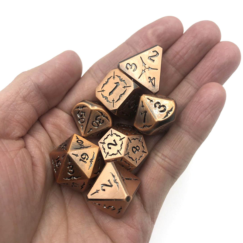 Dice portátil de metal antidesgaste inodoro tamanho 16 mm-22 mm preto e branco