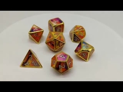 Mão que mói Mini Polyhedral Dice Set Sturdy de múltiplos propósitos para presentes