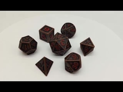 Cheiro de D6 D8 D10 Mini Polyhedral Dice No Peculiar de múltiplos propósitos