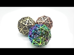 60D dados metálicos ocos